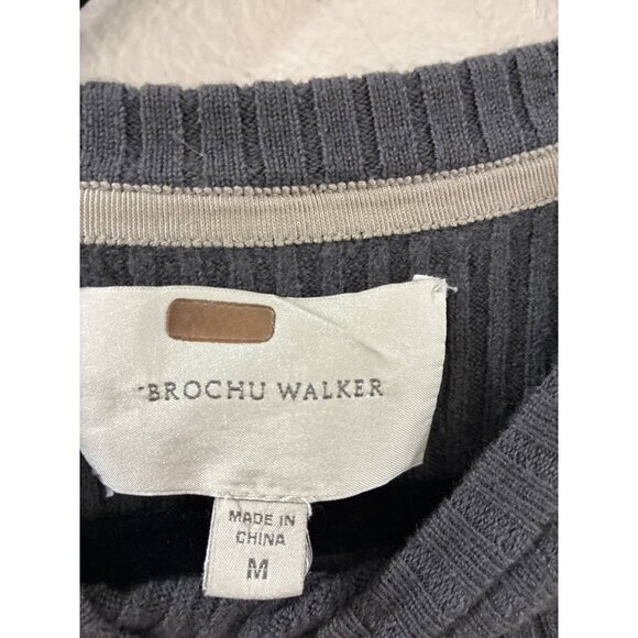 Brochu Walker Dean Blouse Wool Gray size medium color Gray - Picture 4 of 8